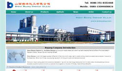 太原网站制作与推广 飞扬动力客户网站案例 Boyang Chemical 